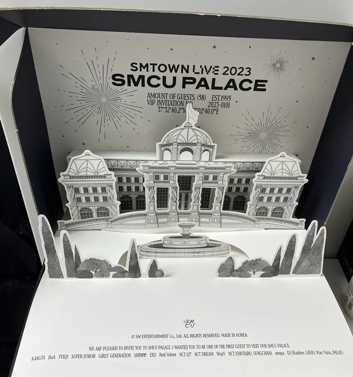 SMCU PALACE WELCOME KIT 少女時代　テヨン 230419 (開箱Unboxing 72) Taeyeon SMCU PALACE MAGNET.AR